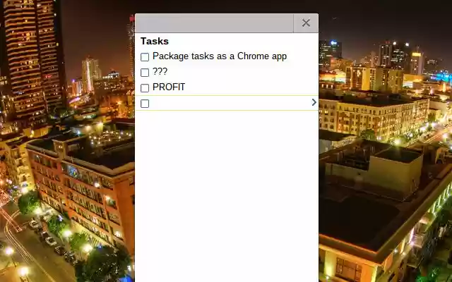 TaskApp aus dem Chrome Web Store zur Ausführung mit OffiDocs Chromium online