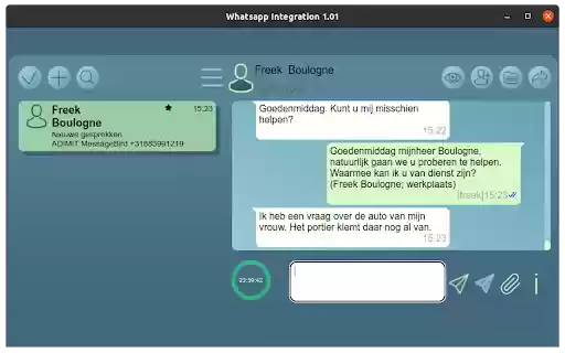 tdMessengerConnect  from Chrome web store to be run with OffiDocs Chromium online