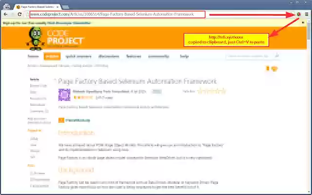 Te5.xyz URL Shorter  from Chrome web store to be run with OffiDocs Chromium online