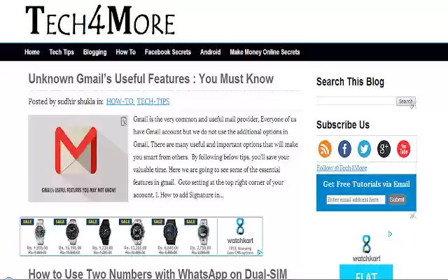 Tech4More  from Chrome web store to be run with OffiDocs Chromium online