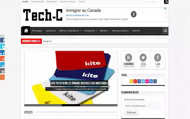 Tech Connect  from Chrome web store to be run with OffiDocs Chromium online