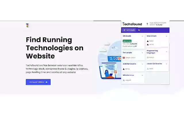 TechsFound  from Chrome web store to be run with OffiDocs Chromium online