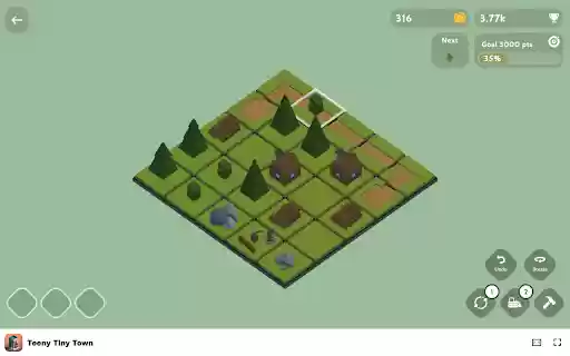 Teeny Tiny Town Game How prosperous can your cities become?  from Chrome web store to be run with OffiDocs Chromium online