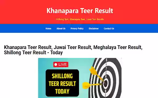 Teer Result from Chrome web store to be run with OffiDocs Chromium online Teer Result from Chrome web store to be run with OffiDocs Chromium online