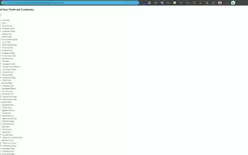ÖTEK Currency Converter  from Chrome web store to be run with OffiDocs Chromium online