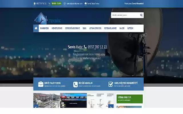 Tekniksorun.Com Uydu Servis Hizmetleri  from Chrome web store to be run with OffiDocs Chromium online
