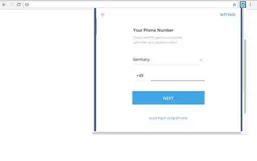 Telegram desktop online  from Chrome web store to be run with OffiDocs Chromium online