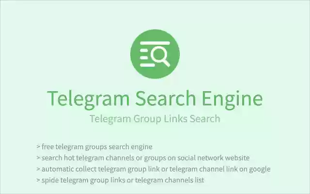 Telegram Search Engine TG Group Link Search из интернет-магазина Chrome будет работать с OffiDocs Chromium онлайн