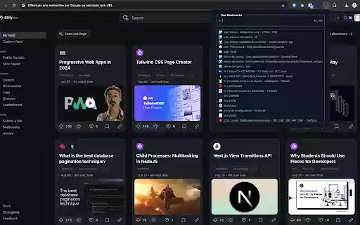 Telescope Bookmarks  from Chrome web store to be run with OffiDocs Chromium online