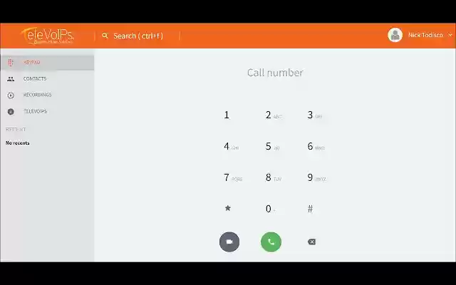 TeleVoIPs  from Chrome web store to be run with OffiDocs Chromium online