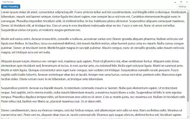 TellyPrompt daripada kedai web Chrome untuk dijalankan dengan OffiDocs Chromium dalam talian