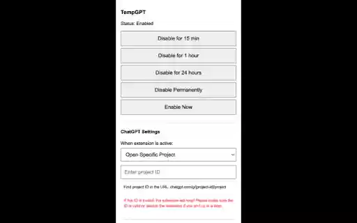 TempGPT from Chrome web store to be run with OffiDocs Chromium online TempGPT from Chrome web store to be run with OffiDocs Chromium online
