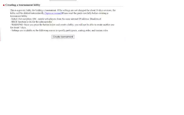 Tenhou tournament manager translator  from Chrome web store to be run with OffiDocs Chromium online