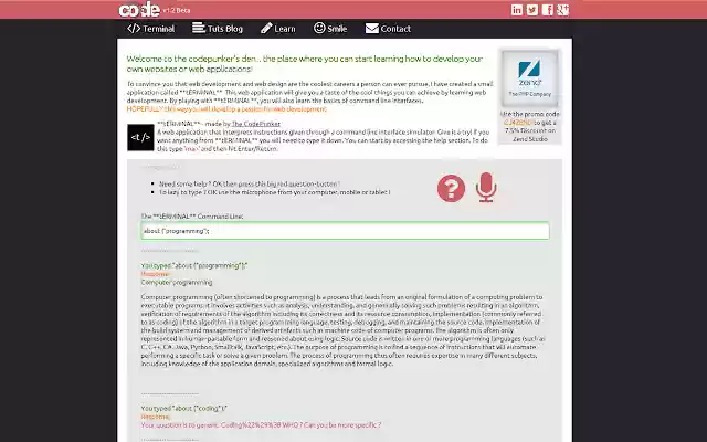 tERMINAL  from Chrome web store to be run with OffiDocs Chromium online