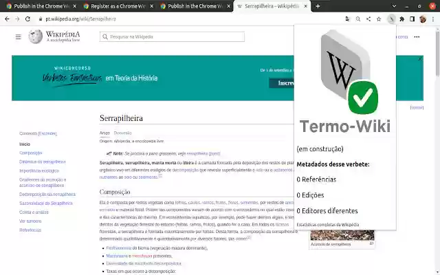 Chrome 网上商店的 TermoWiki 将与 OffiDocs Chromium 在线一起运行