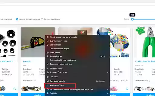 Testeo Extension  from Chrome web store to be run with OffiDocs Chromium online