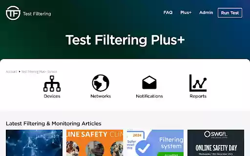 TestFiltering+  from Chrome web store to be run with OffiDocs Chromium online