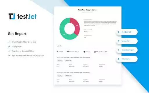 TestJet Stage Extension  from Chrome web store to be run with OffiDocs Chromium online