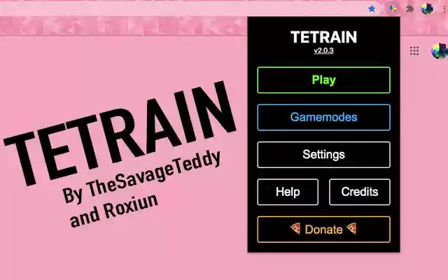 TETRAIN  from Chrome web store to be run with OffiDocs Chromium online
