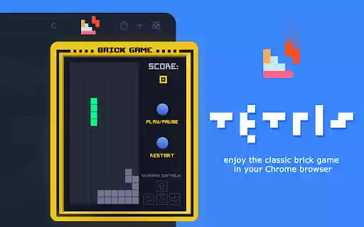Tetri. Classic Brick Game  from Chrome web store to be run with OffiDocs Chromium online