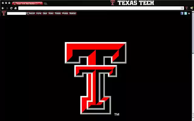 Texas Tech University Theme da Chrome Web Store será executado com o OffiDocs Chromium online