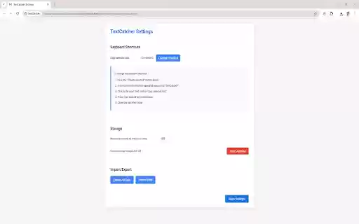 Text Catcher  from Chrome web store to be run with OffiDocs Chromium online