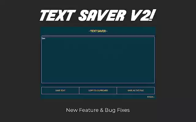 क्रोम वेब स्टोर से टेक्स्टसेवर को ऑफिडॉक्स क्रोमियम ऑनलाइन के साथ चलाया जाएगा