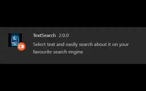 Text Search  from Chrome web store to be run with OffiDocs Chromium online