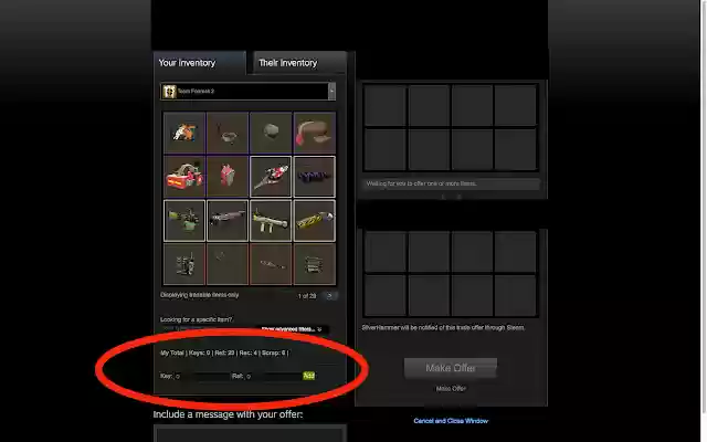 TF2 Trading Enhanced  from Chrome web store to be run with OffiDocs Chromium online