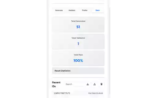 Thai Citizen ID Generator  from Chrome web store to be run with OffiDocs Chromium online