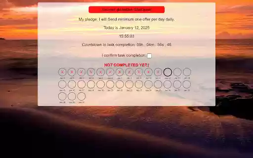 The Accountability Streak from Chrome web store to be run with OffiDocs Chromium online The Accountability Streak from Chrome web store to be run with OffiDocs Chromium online