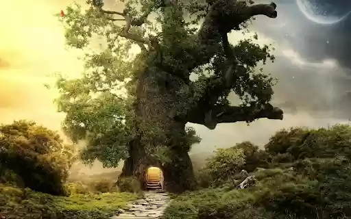 The Ancient Tree’s Mystical Path  from Chrome web store to be run with OffiDocs Chromium online