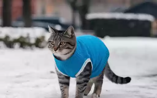 The cat and the blue shirt  from Chrome web store to be run with OffiDocs Chromium online