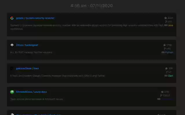 The Developer Page  from Chrome web store to be run with OffiDocs Chromium online