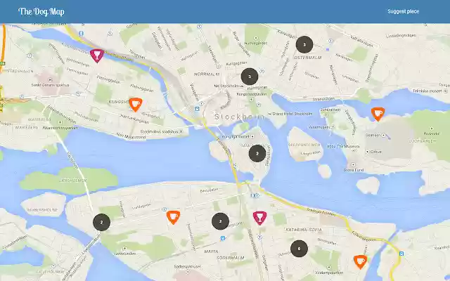 The Dog Map  from Chrome web store to be run with OffiDocs Chromium online