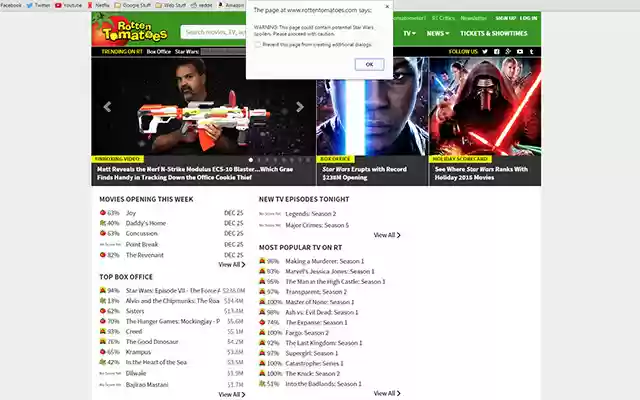 The Force Filter: Avoid Star Wars Spoilers  from Chrome web store to be run with OffiDocs Chromium online
