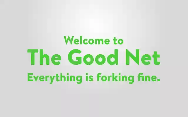 The Good Net extension  from Chrome web store to be run with OffiDocs Chromium online