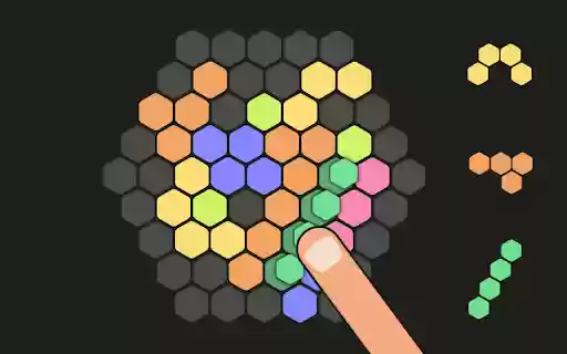 The Hex game: Hexagon of Tiktok  from Chrome web store to be run with OffiDocs Chromium online