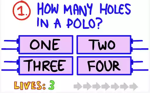 The Impossible Quiz Game from Chrome web store to be run with OffiDocs Chromium online The Impossible Quiz Game from Chrome web store to be run with OffiDocs Chromium online