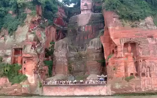 The Leshan Giant Buddha, Sichuan  from Chrome web store to be run with OffiDocs Chromium online