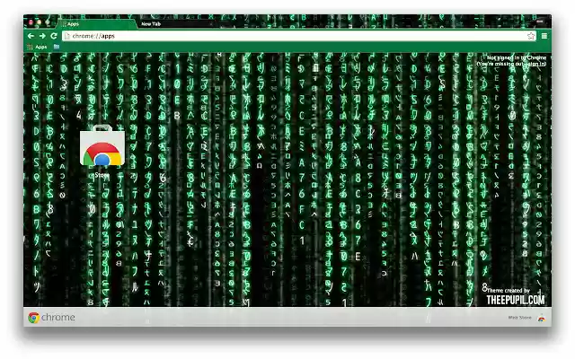 The Matrix  from Chrome web store to be run with OffiDocs Chromium online
