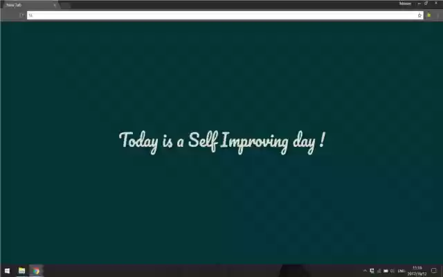 Theme of Today  from Chrome web store to be run with OffiDocs Chromium online