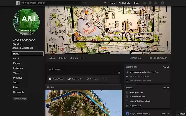 Themes for Facebook and Picture in Picture  from Chrome web store to be run with OffiDocs Chromium online