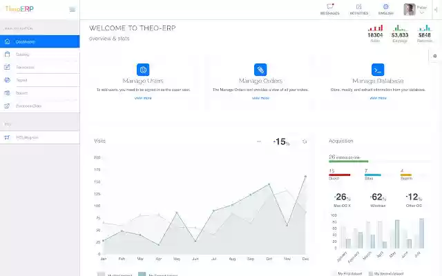 TheoERP  from Chrome web store to be run with OffiDocs Chromium online