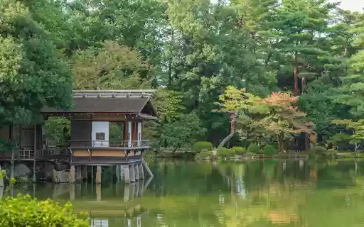 The pretty hut by the lake  from Chrome web store to be run with OffiDocs Chromium online