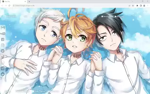 The Promised Neverland Wallpaper  from Chrome web store to be run with OffiDocs Chromium online