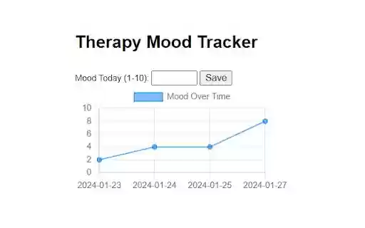 Therapy Mood Tracker  from Chrome web store to be run with OffiDocs Chromium online