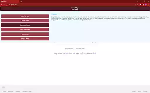 The Rayo Assistant  from Chrome web store to be run with OffiDocs Chromium online