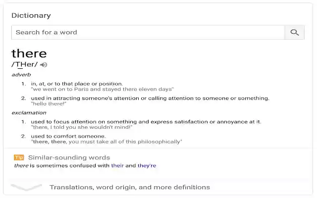 there/their/theyre  from Chrome web store to be run with OffiDocs Chromium online