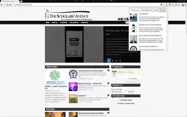 The Scholars Avenue Notifier  from Chrome web store to be run with OffiDocs Chromium online